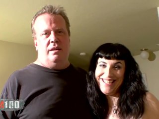 Claudine and James sexual fun and facial cumshot